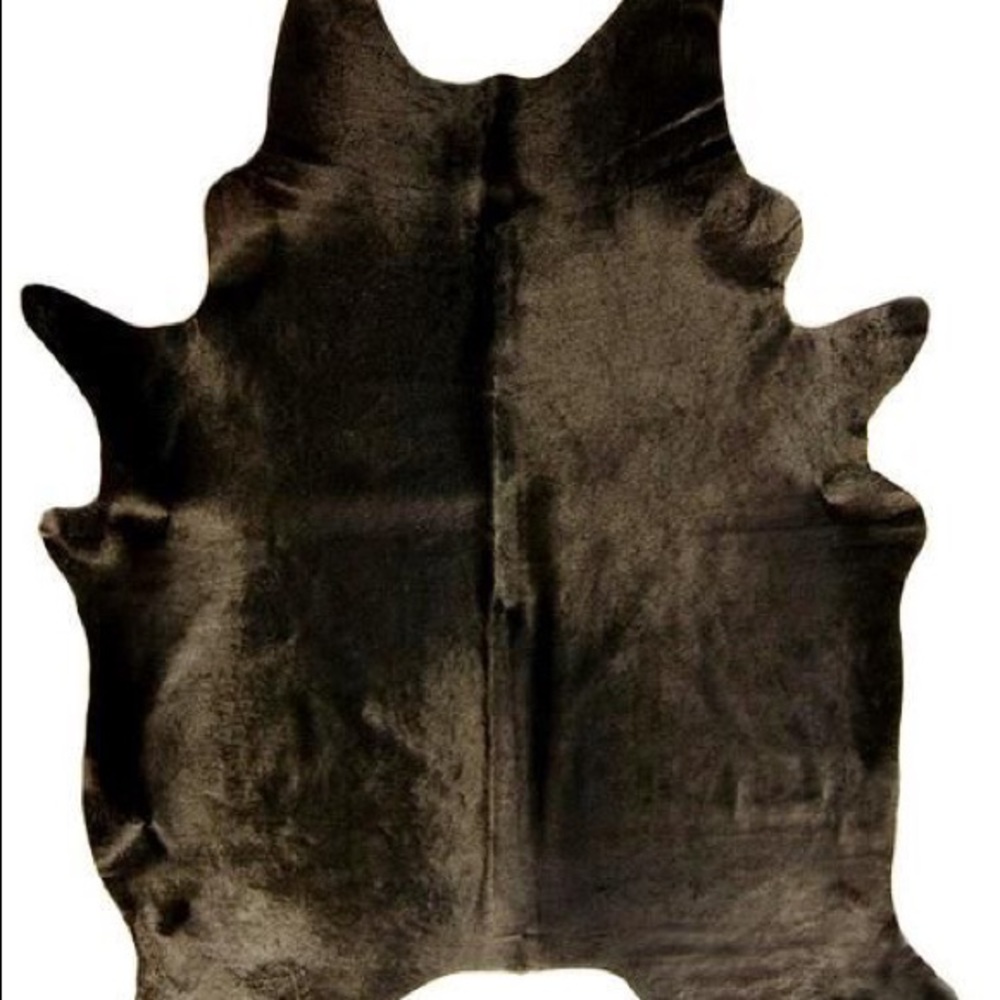 Steer hide area rug